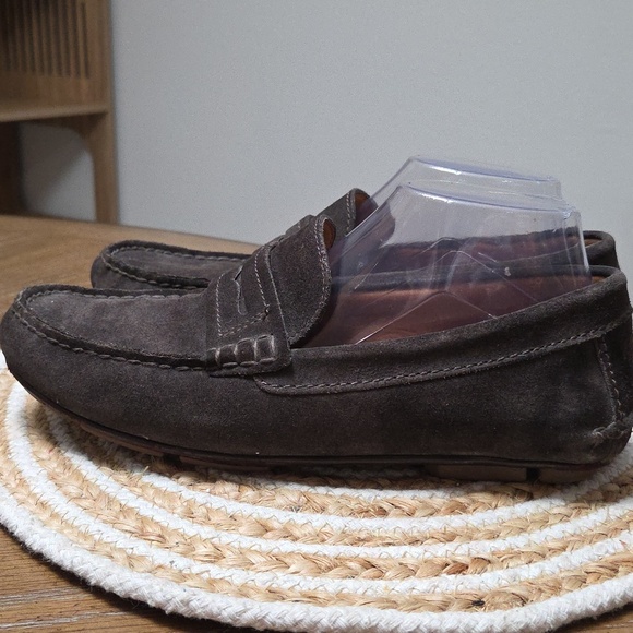 Coach Mott Driver Suede Loafer, Dark Brown Size 8D/41 main image 9